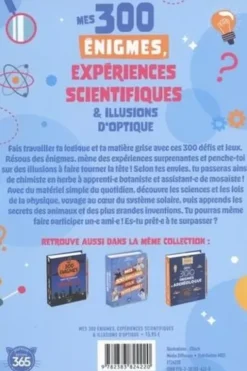 Mes 300 énigmes, expériences scientifiques & illusions d'optique. Avec un crayon, Alice Millot