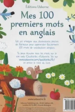 Mes 100 premiers mots en anglais. Edition bilingue français-anglais, Felicity Brooks
