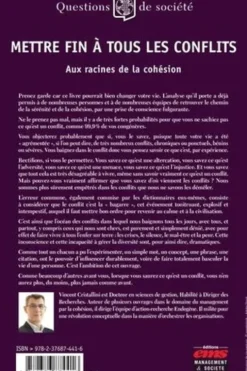 Mettre fin à tous les conflits. Aux racines de la cohésion, Vincent Cristallini