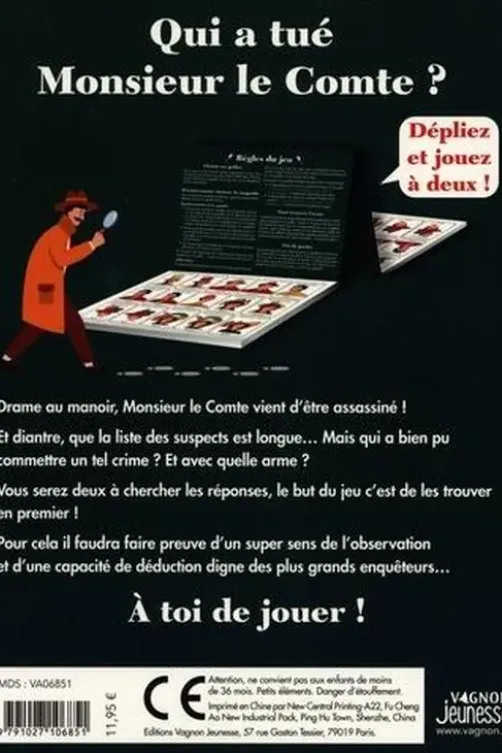 Meurtre au manoir. Cherchez le coupable !, Vagnon