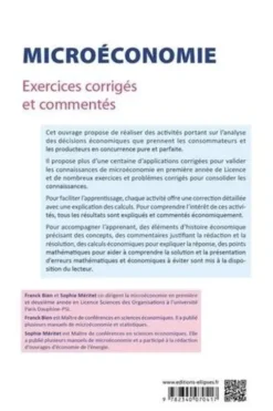 Microéconomie. Exercices corrigés et commentés, Franck Bien