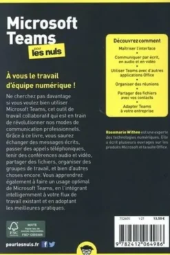 Microsoft Teams pour les nuls, Rosemarie Whitee