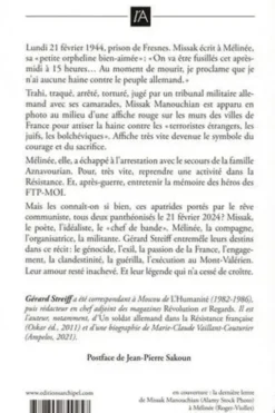 Missak et Mélinée Manouchian. Un couple en Résistance, Gérard Streiff