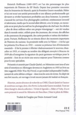 Mémoires du photographe d'Hitler. "Hitler était mon ami", Heinrich Hoffmann