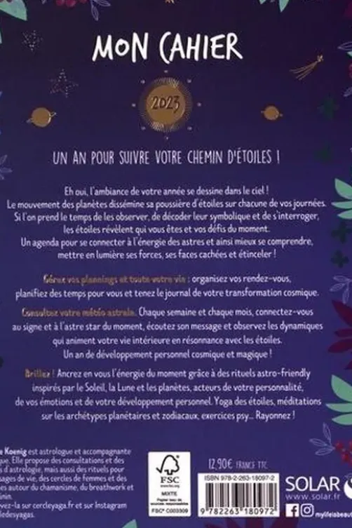 Mon cahier Vibrez avec l'astro ! Edition 2023, Laurine Koenig