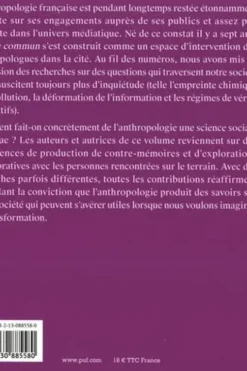 Monde commun : des anthropologues dans la cité N° 10 : Pour une anthropologie publique, Carolina Kobelinsky