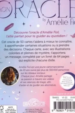 Mon oracle by Amélie Fiol. Avec une pochette contenant 50 cartes et un livret explicatif de 64 pages