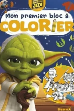Mon premier bloc à colorier Star Wars Les aventures des petits Jedi, Disney