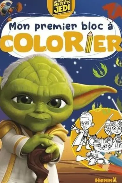 Mon premier bloc à colorier Star Wars Les aventures des petits Jedi, Disney