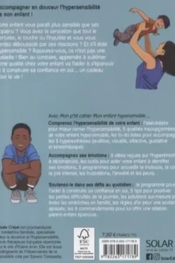 Mon p'tit cahier mon enfant hypersensible, Elodie Crépel