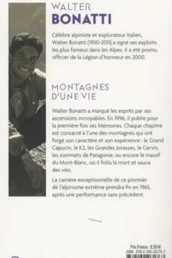 Montagnes d'une vie, Walter Bonatti