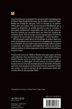 M. Une enquête de Tabor Süden, Friedrich Ani