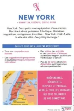 New York. Manatthan, Brooklyn, Queens, Bronx, Edition 2021-2022, avec 1 Plan détachable, Le Routard