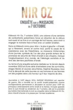 Nir Oz. Enquête sur le massacre du 7 octobre, Daphne Rousseau