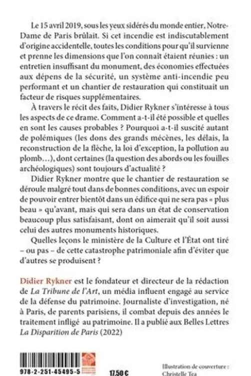 Notre-Dame. Une affaire d'Etat, Didier Rykner