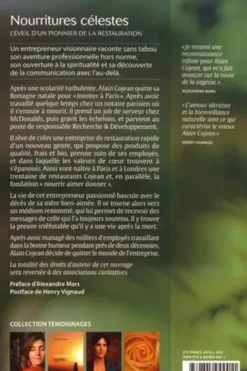Nourritures célestes. L'éveil d'un pionnier de la restauration, Alain Cojean