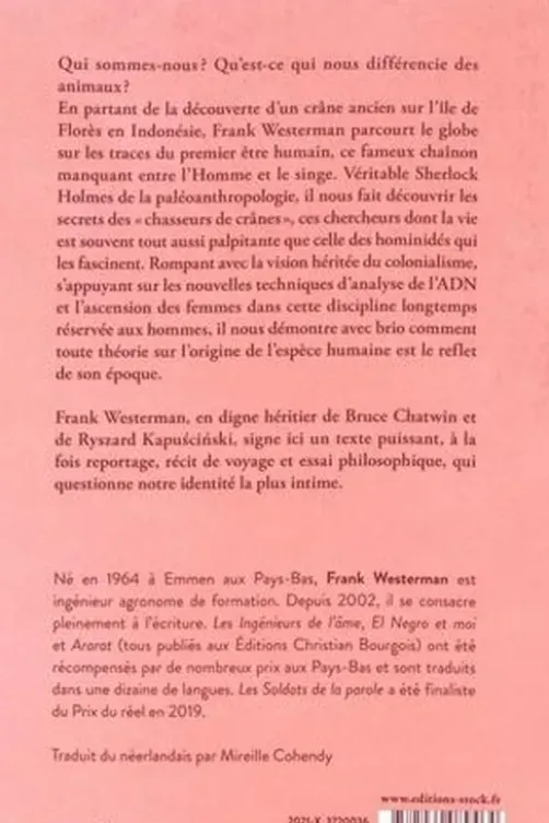 Nous, les humains, Frank Westerman