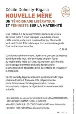 Nouvelle mère. Un témoignage libérateur et féministe sur la maternité, Cécile Doherty-Bigara
