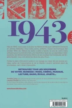 Nés en 1943, le livre de ma jeunesse. Tous les souvenirs de mon enfance et de mon adolescence, Armelle Leroy