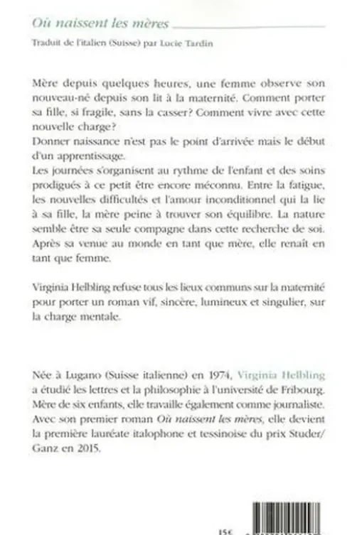Où naissent les mères, Virginia Helbling