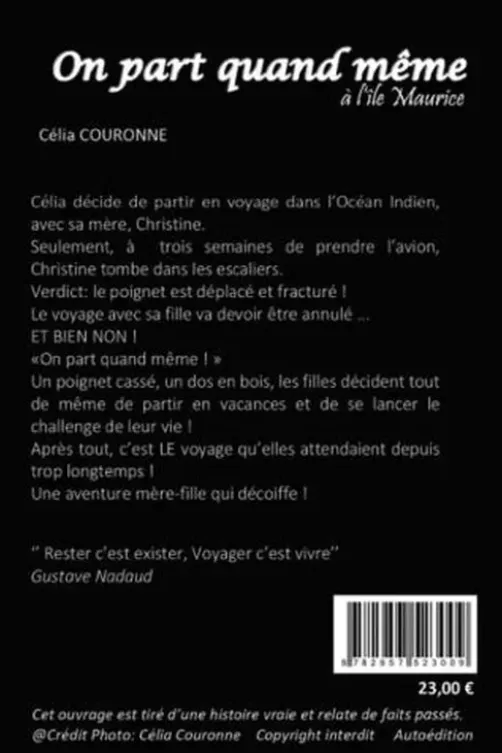 On part quand même à l'île Maurice, Célia Couronne