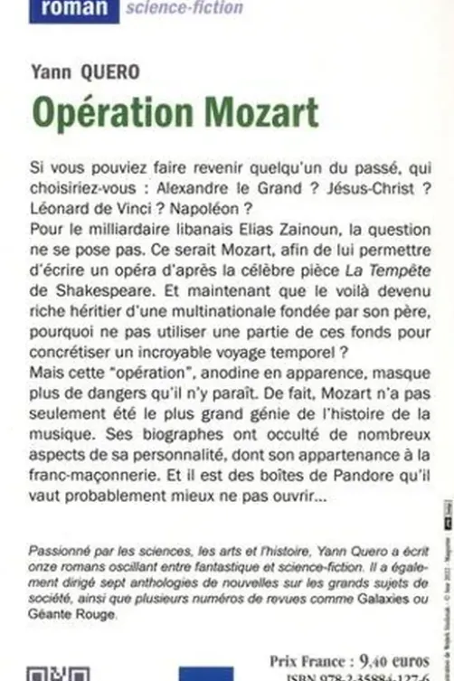 Opération Mozart, Yann Quero
