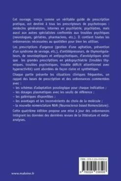 Ordonnances en psychiatrie et pédopsychiatrie. 101 prescriptions courantes, Edition 2022, Alexis Bourla