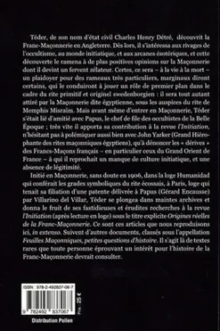 Origines réelles de la Franc-Maçonnerie. Et feuilles maçonniques, téder