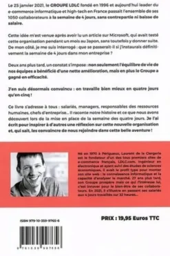 Osez la semaine de 4 jours ! L'alternative pour allier bien-être et efficacité, Laurent de La Clergerie