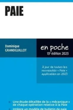 Paie. Edition 2023, Dominique Grandguillot