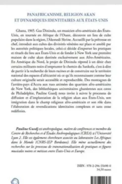 Panafricanisme, religion Akan et dynamismes identitaires aux Etats-Unis. Le chemin du Sankofa, Pauline Guedj