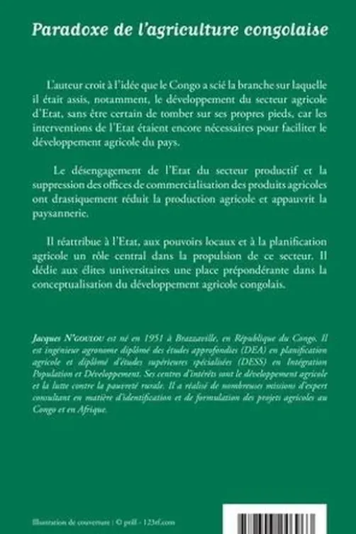 Paradoxe de l'agriculture congolaise, Jacques N'Goulou