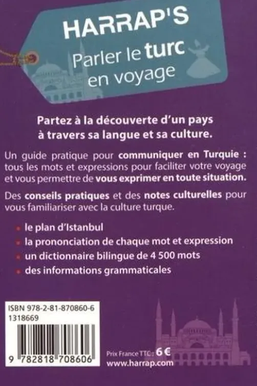 Parler le turc en voyage. Avec 1 Plan détachable, Metin Achard