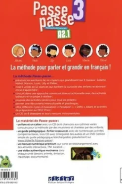 Passe-passe 3 A2.1. Méthode de français, Laurent Pozzana