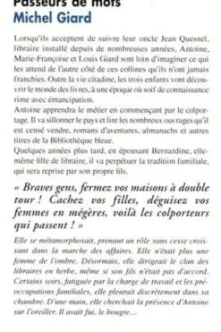 Passeurs de mots, Michel Giard