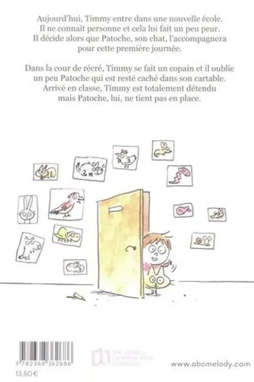 Patoche & Timmy : Un chat à l’école, Virginie Costa