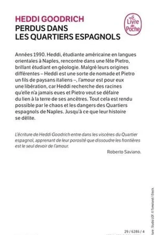 Perdus dans les quartiers espagnols, Heddi Goodrich