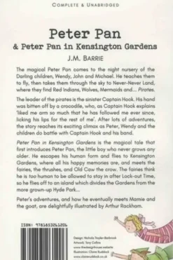 Peter Pan & Peter Pan in Kensington Gardens. Edition en anglais, James Matthew Barrie