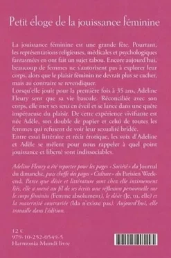 Petit éloge de la jouissance féminine. Edition revue et augmentée, Adeline Fleury