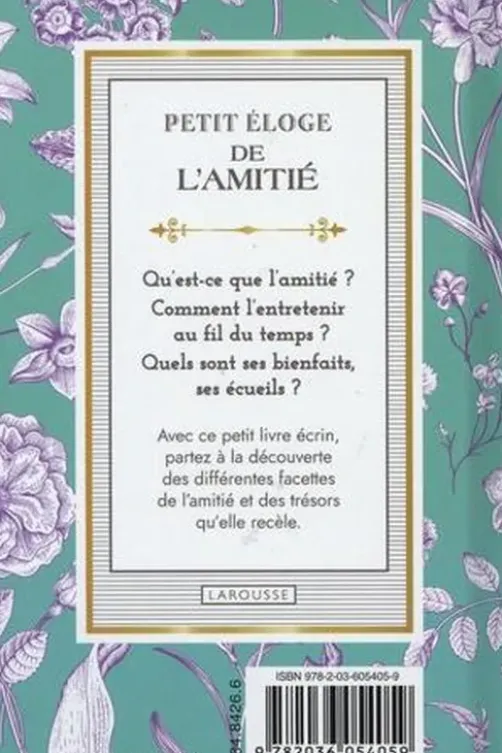 Petit éloge de l'amitié, Emilie Devienne