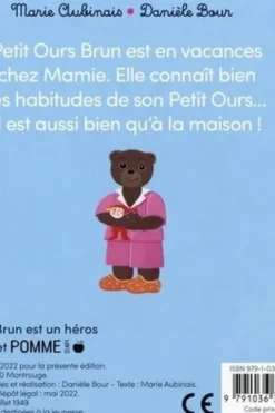 Petit Ours Brun dort chez Mamie, Marie Aubinais