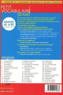 Petit vocabulaire actuel anglais. Edition revue et augmentée, Claude Gosset