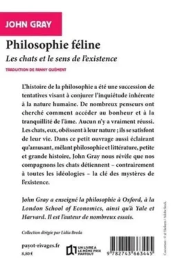 Philosophie féline. Les chats et le sens de l'existence, John Gray
