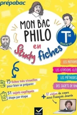 Philosophie Tle Mon Bac Philo en Study fiches. Edition 2025, Fabien Lamouche