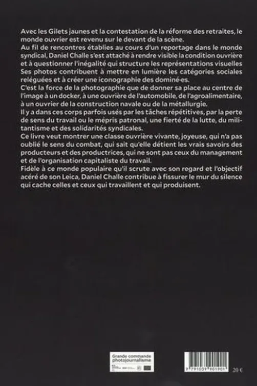 Photos de classe. Corps au travail, Daniel Challe