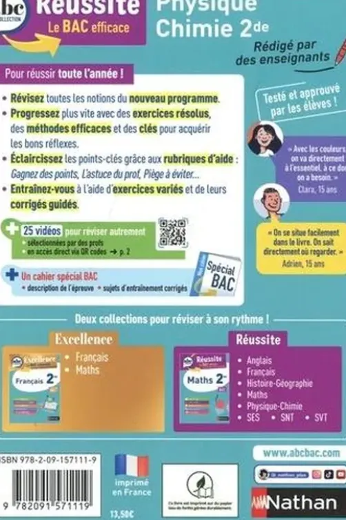 Physique Chimie 2de, Sylviane Laffitte