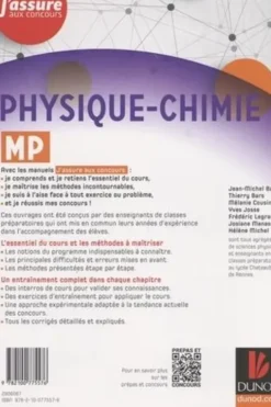 Physique-Chimie MP, Jean-Michel Bauduin