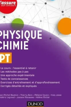 Physique-Chimie PT, Jean-Michel Bauduin