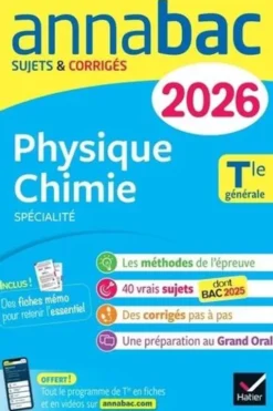 Physique-Chimie Spécialité Tle générale. Sujets & Corrigés, Edition 2026, Jacques Royer