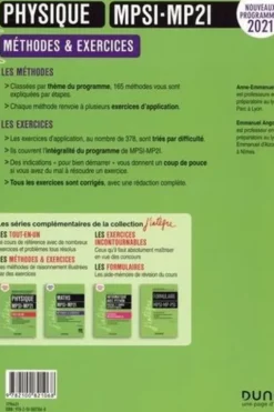 Physique MPSI-MP2I. Méthodes & Exercices, 3e édition, Anne-Emmanuelle Badel